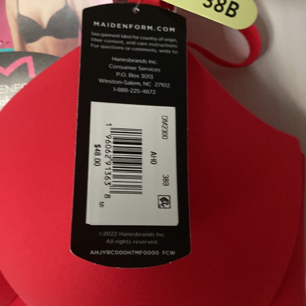 NEW Maidenform T-Shirt Bra no poke no pinch with dreamwire technology SZ 38B - Picture 3 of 4
